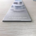 Diseño de tubería de microcanal de aluminio ultraancho